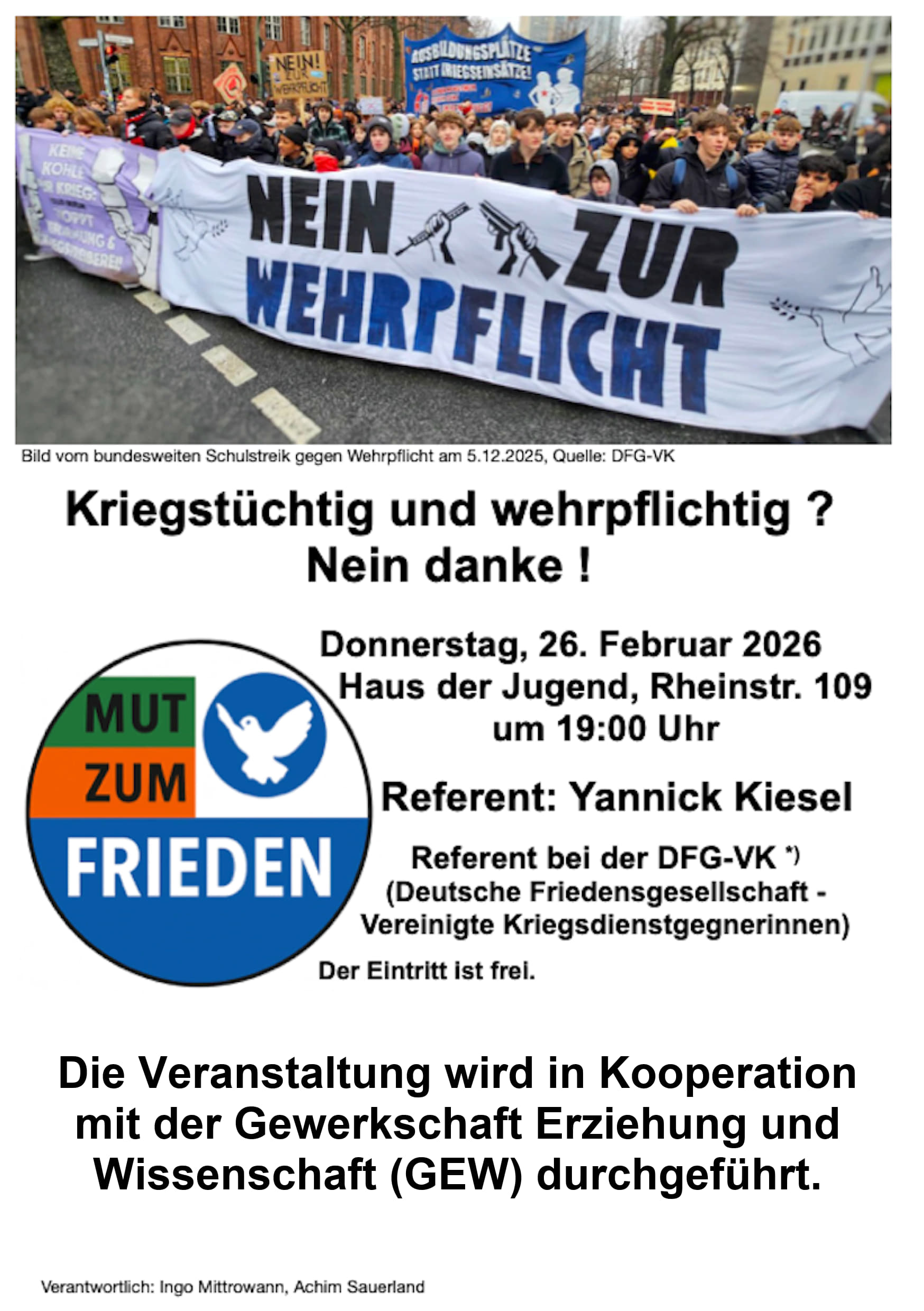 Plakat Veranstaltung